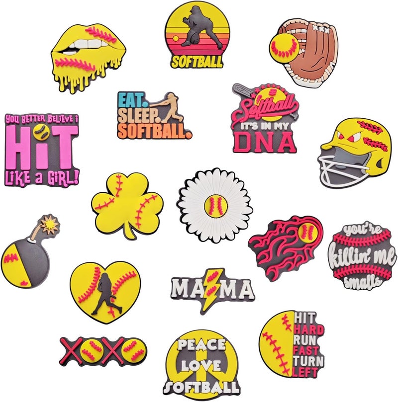 YMHOETS 25 30 Pieces Sports Shoe Charms for Boys Men Video Game Camping Fishing Clogs Shoe Decorations Charms Accessories for Kids Party Favor - Image 2
